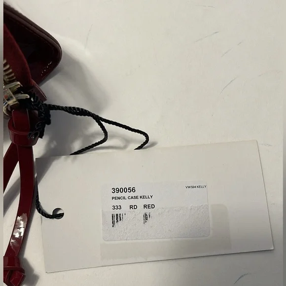 Vivienne Westwood PENCIL CASE KELLY NWT BURGUNDY